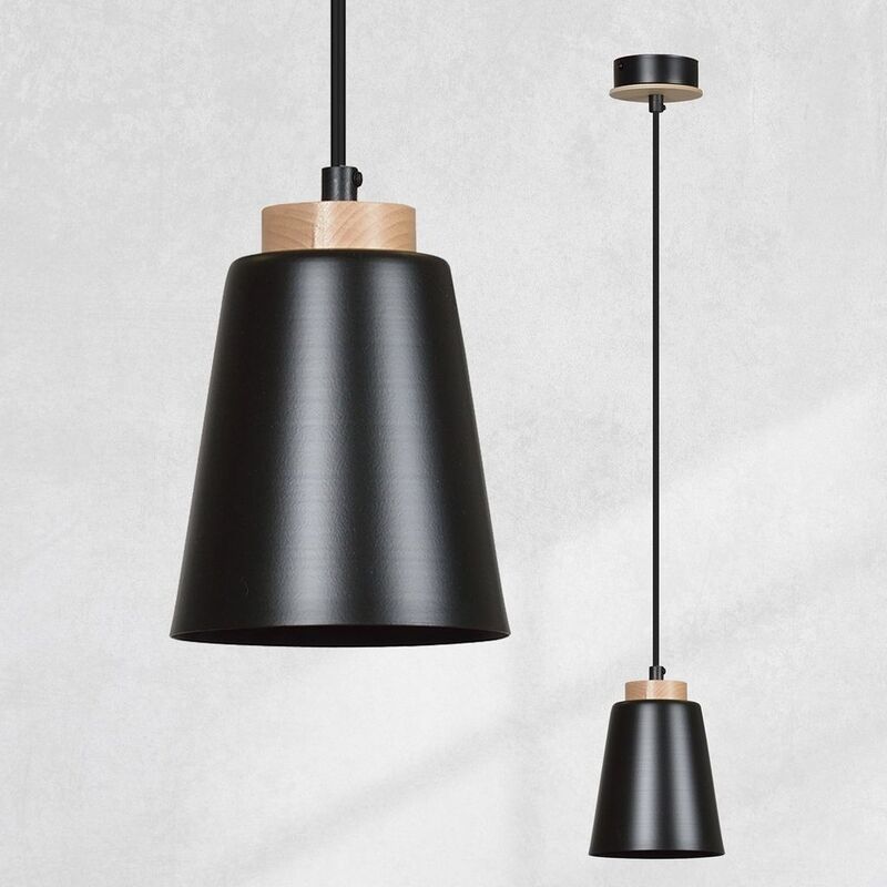 Emibig Hängeleuchte Bolero 1-flammig LED Pendelleuchte Lampe dimmbar schwarz - 5901738892415