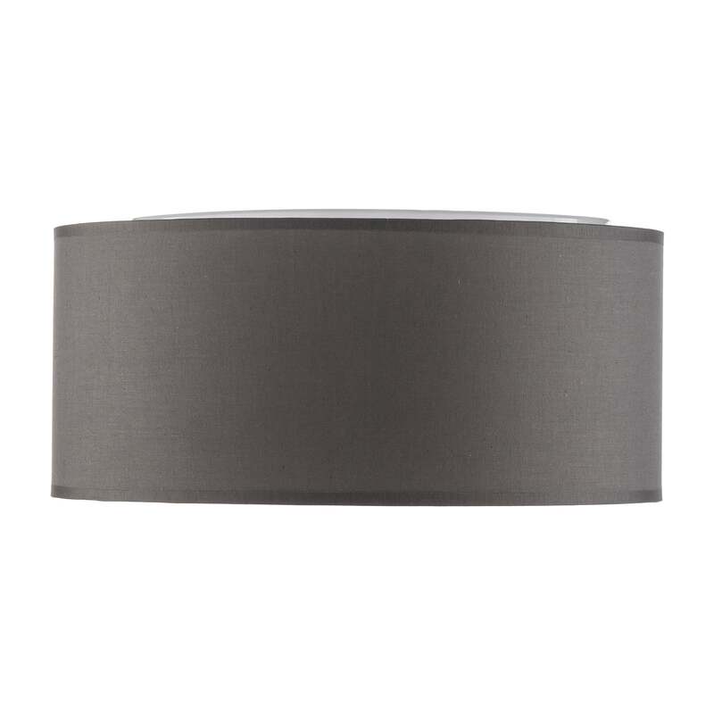 TK-Lighting Deckenleuchte Rondo grau LED Lampe dimmbar Metall Ø 30 cm 13 cm hoch - 5901780533328