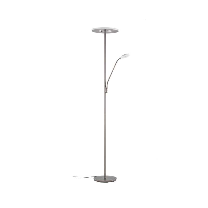 Lucande Stehleuchte Raymond LED dimmbar titanfarben Leselampe CCT 180cm - 4255830909979