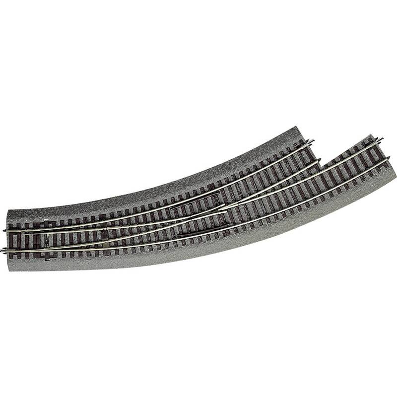 H0 RocoLine Bogenweiche links 42572 mit Bettung, Radius 419,6 mm, 1 St. - 9005033425722