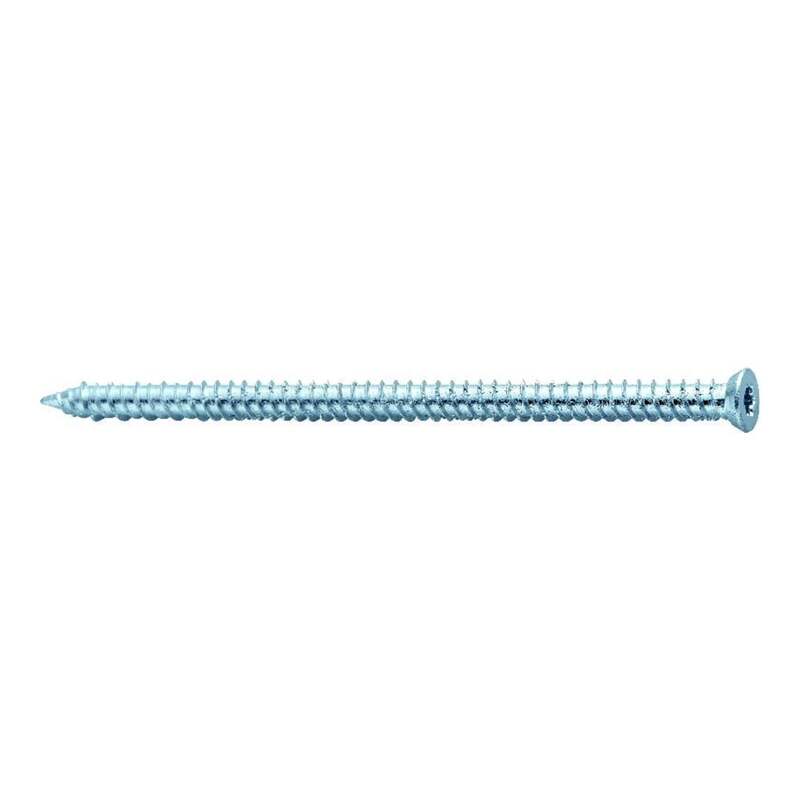 E/D/E Fensterrahmenschraube Stahl 7,5x182mm blau verzinkt Innensechsrund 100 st. - 4317784436205
