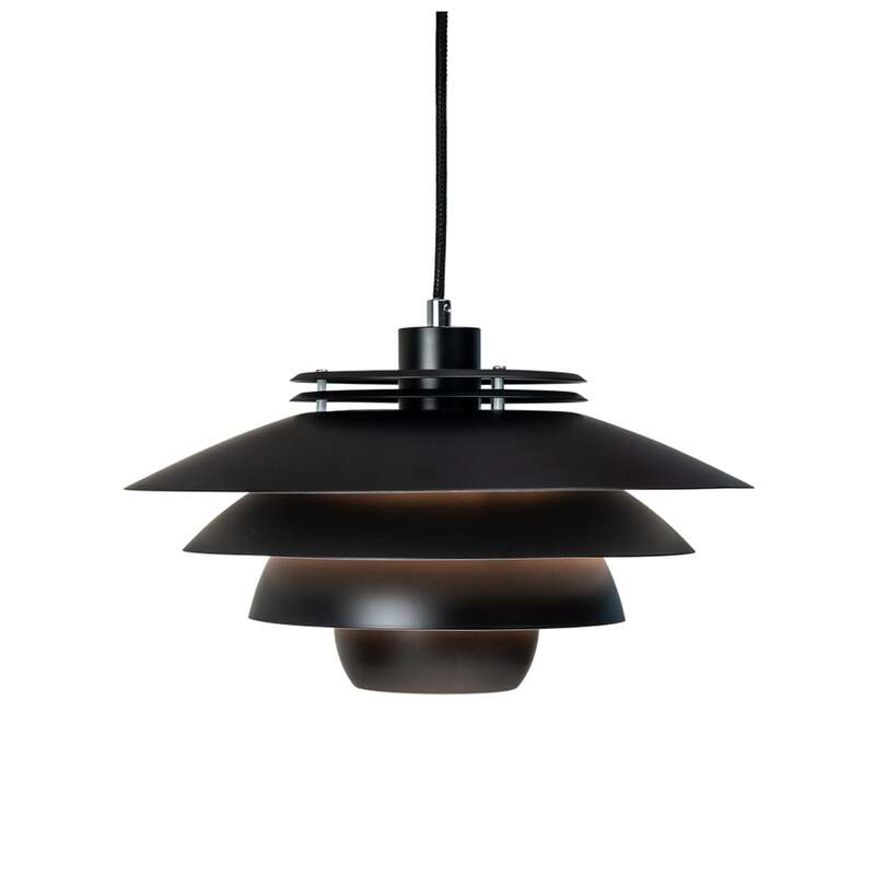 Dyberg Larsen Ejka Hängeleuchte Hängeleuchte Lampe Leuchte E27 Metall schwarz - 5704709064442
