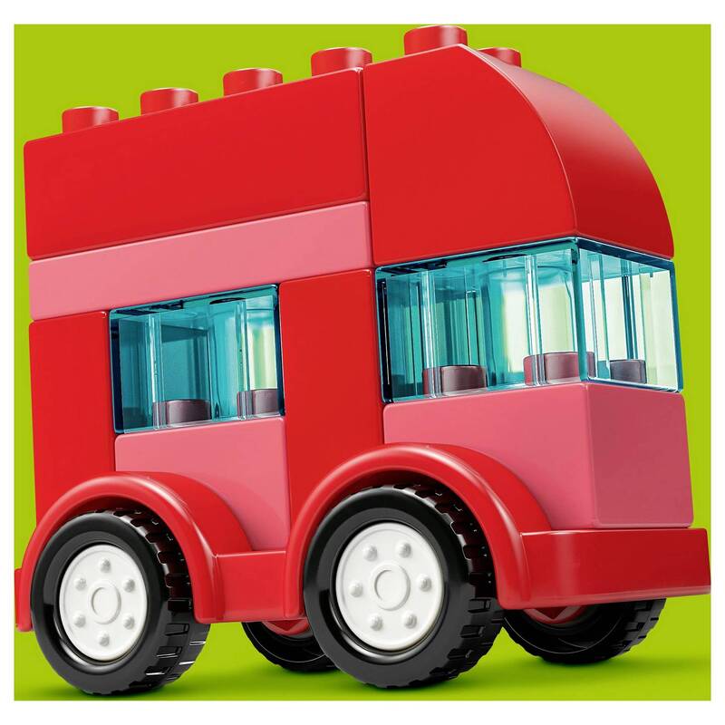 LEGO DUPLO Set Bausteine Spielzeugauto Fahrzeuge 42 Teile Hubschrauber LKW 10474 - 5702018056547
