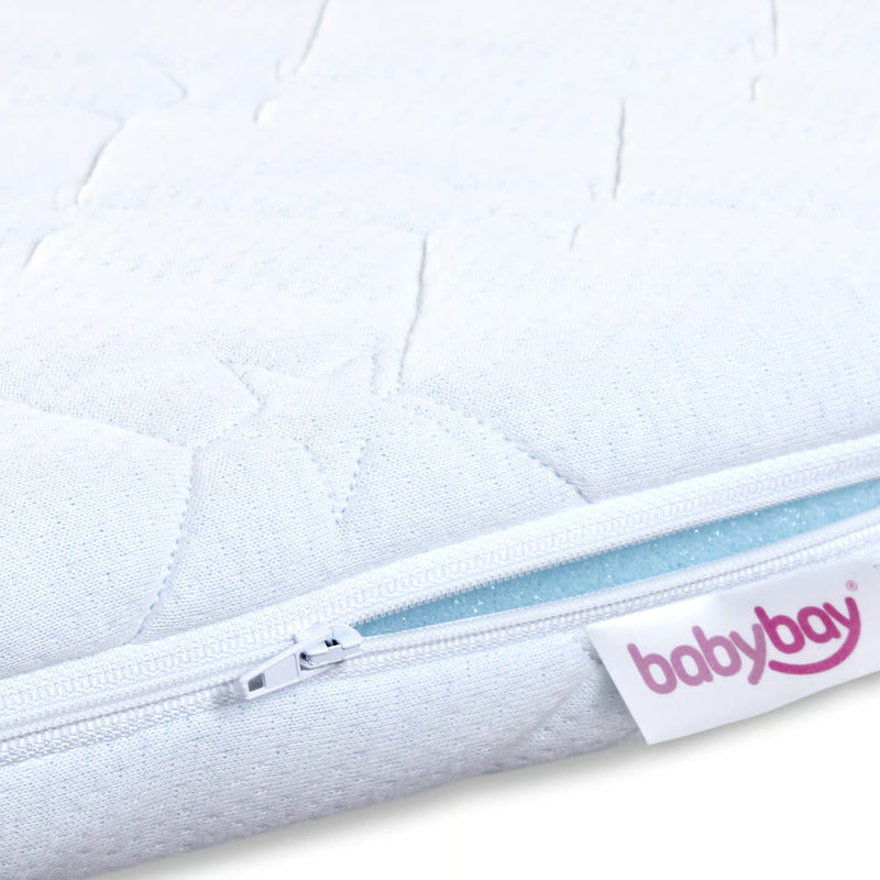 babybay Matratze MediTex Wave Maxi Boxspring Comfort Plus 89x49,5cm blau weiß - 4260472557044