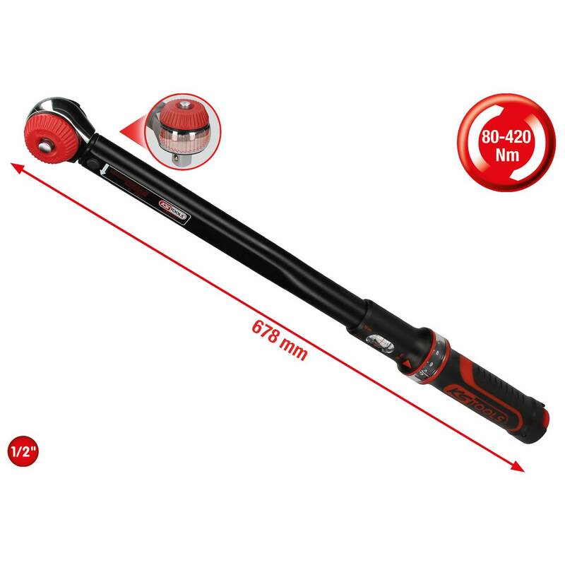 KS Tools ERGOTORQUE precision 516.1482 Drehmomentschlüssel KFZ-Werkzeug Werkzeug - 4042146228203