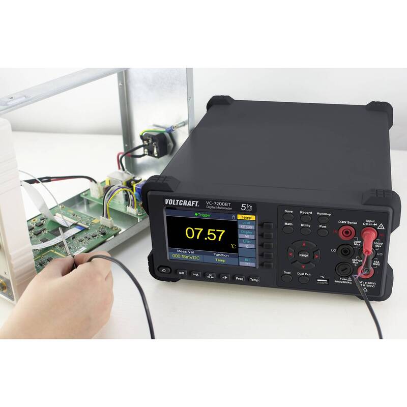 Voltcraft Tisch-Multimeter VC-7200BT digital Datenlogger 200000 Counts CAT I - 4064161001470