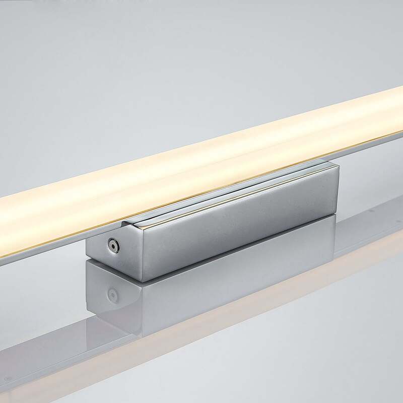 Lindby Deckenleuchte Levke LED Lampe dimmbar IP44 Badezimmer Leuchte 75cm weiß - 4251096537598