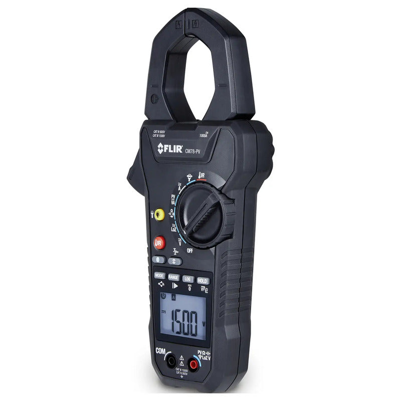 Solar Clamp Meter,1500 V,Plastic/Metal - 0793950370759