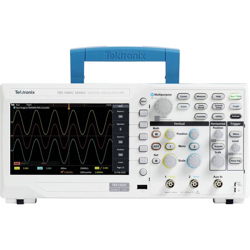 Tektronix Oszilloskop Messgerät Digital TBS1102C Zweikanal USB 100 MHz 8 Bit - 4064161078199