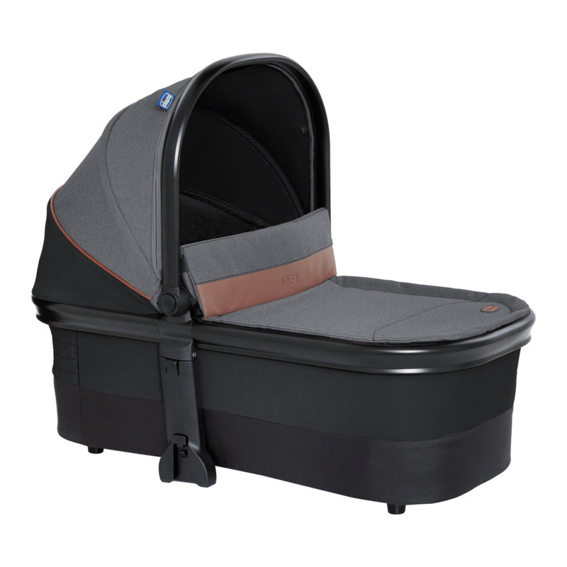 chicco Mysa Babytrage Tragesystem Light Black Satin Schwarz für Neugeborene - 8058664163823