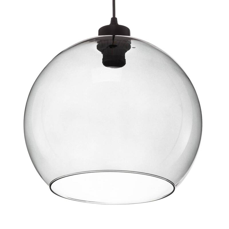 TK Lighting Hängeleuchte Cubus Hängelampe Leuchte Licht rauchgrau Glas Ø30cm E27 - 5901780542924