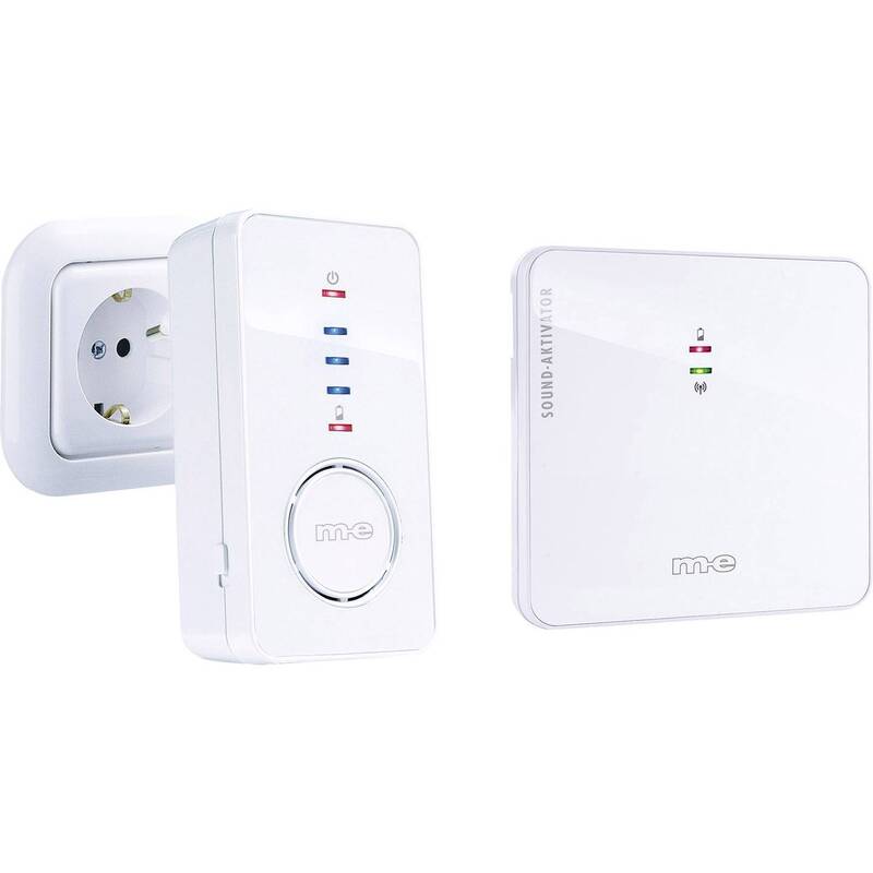 Funk-Türklingel BELL 320.1 mit 200m Reichweite 8 Melodien beleuchtet weiß - 4250109132669