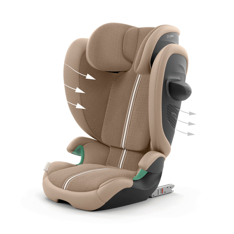 Cybex Kindersitz Solution G2 Plus Autositz Gruppe 2/3 neigungsverstellbar beige - 4063846470341