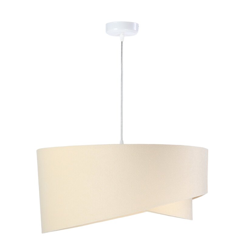 Euluna Pendelleuchte Vivien zweifarbig beige/weiß Pendelleuchte Deckenlampe L637 - 5902751346015