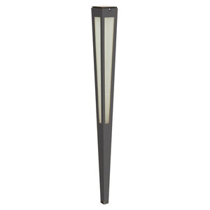 B-Ware Les Jardins Led Solarfackel Gartenleuchte Sensor Tinka Grau 120 Cm Außenbereich