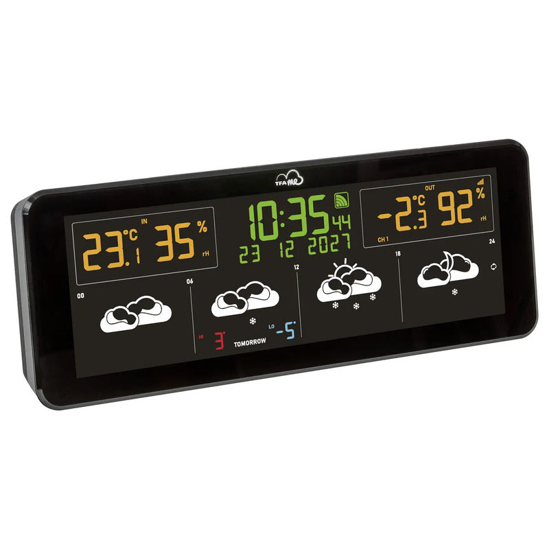 TFA Dostmann WLAN-Wetterstation TFA.me ID-07 4 Tage Vorhersage max 50 Sensoren - 4009816043627