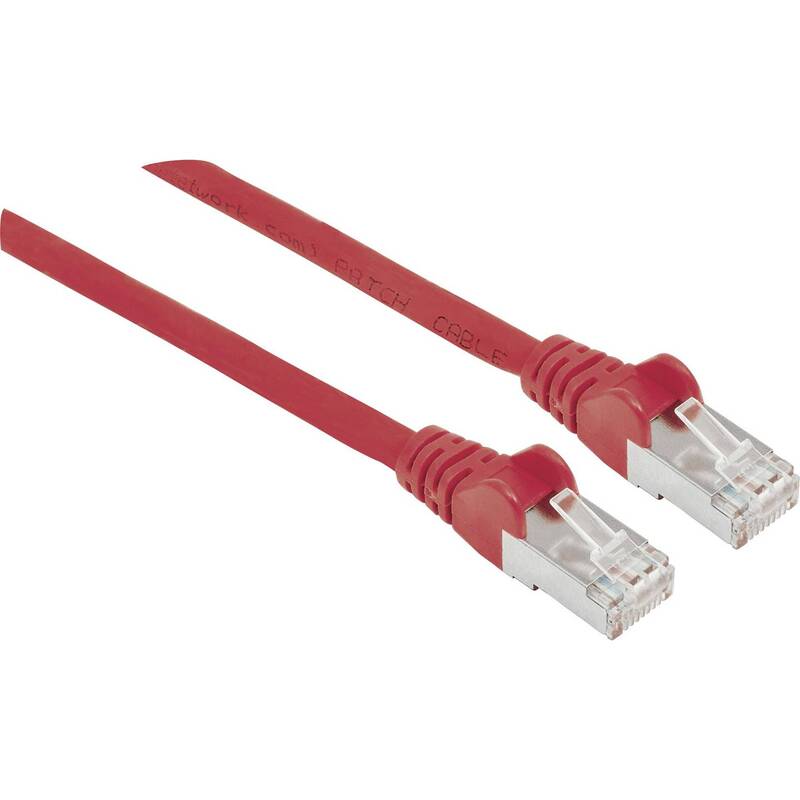 Intellinet RJ45 Patchkabel CAT 6a S/FTP 20m Netzwerk Kabel halogenfrei rot 1 St. - 0766623737098