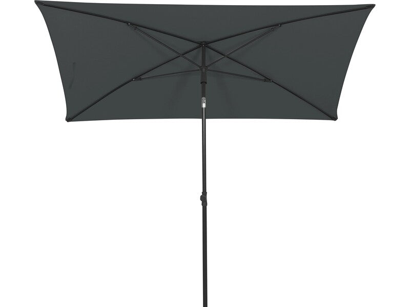 Siena Garden Marktschirm Sonnenschirm City grau 210cm x 140cm mit Schieber - 4055938415743