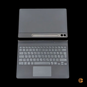 B-Ware Samsung Tablet Tastatur Hülle Keyboard Book Cover Galaxy Tab S9 Plus Tablet