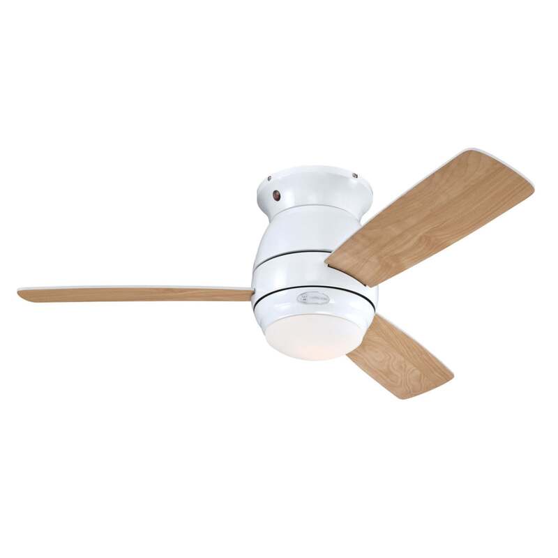 Westinghouse Deckenventilator Halley Ventilator Holz weiß ahorn 35cm 112cm Ø - 4895105605610