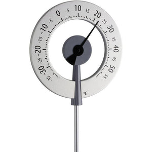 B-Ware LOLLIPOP DESIGN Gartenthermometer TFA wetterfest analog -20 bis +50 °C
