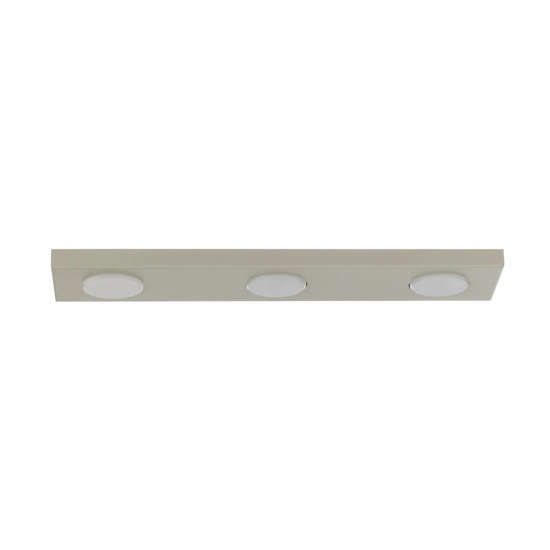 Deckenlampe Hero Deckenleuchte Lampe beige Stahl 55 x 12 cm GX53 dimmbar - 5905143288610