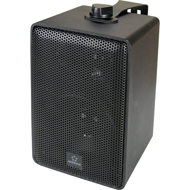 RENKFORCE RL100W BK Regallautsprecher 100W 90Hz-20kHz 87dB Schwarz Paar - 4016138951301