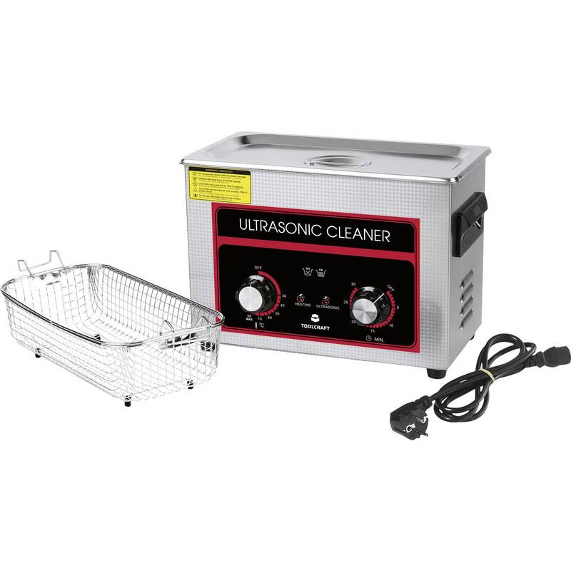 TOOLCRAFT USC-450 Ultraschallreiniger Schmuck Werkstatt Bürobedarf 380 W 4.5 l - 4064161294124