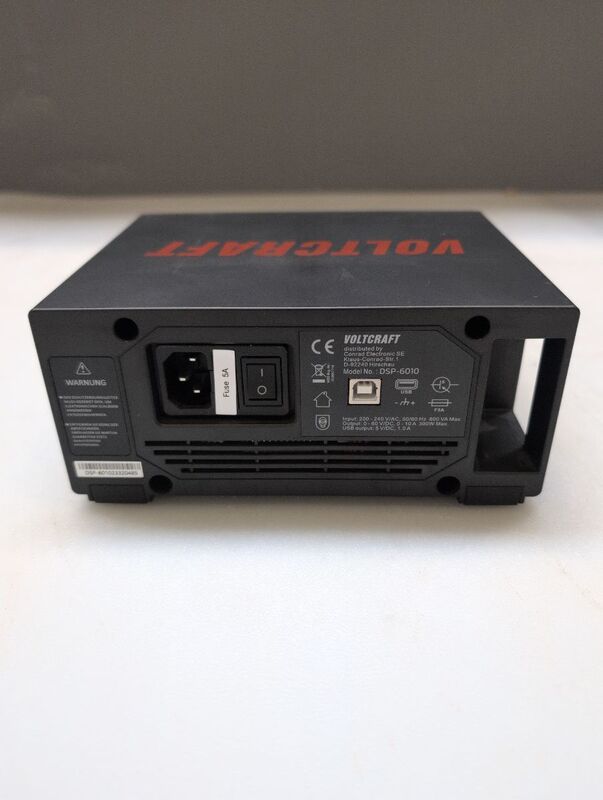 Voltcraft Labornetzgerät DSP-6010 Schaltnetzteil 300W 60V 10A USB fernsteuerbar - 4064161191218