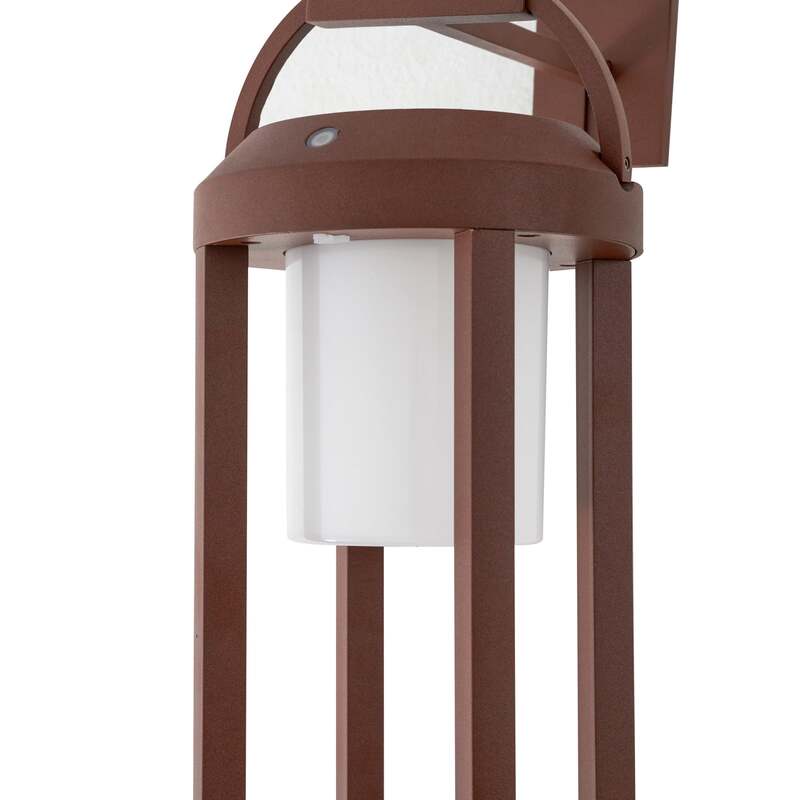 Lucande Wandleuchte Außen LED Solar Tilena dimmbar rost Aluminium 41,5cm - 4251911777147
