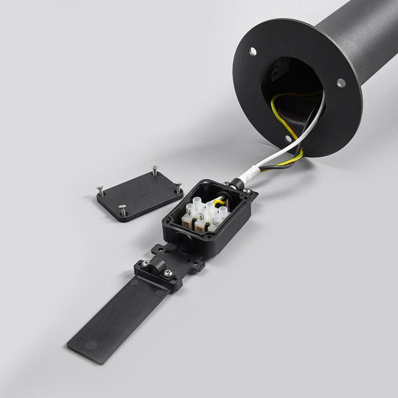 Lucande Wegeleuchte Fenia LED Pollerleuchte mit Bewegungsmelder anthrazit 100cm - 4251096548013