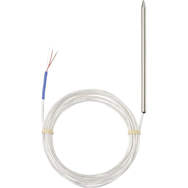 TRU COMPONENTS Temperaturfühler Widerstandssensor PT100 Kabel Edelstahl - 4064161192222
