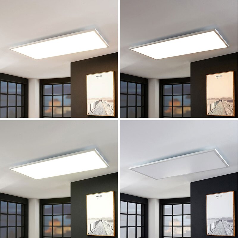 Arcchio LED Panel Deckenleuchte Flächenleuchte Fernbedienung weiß CCT RGB dim13 - 4251096553345