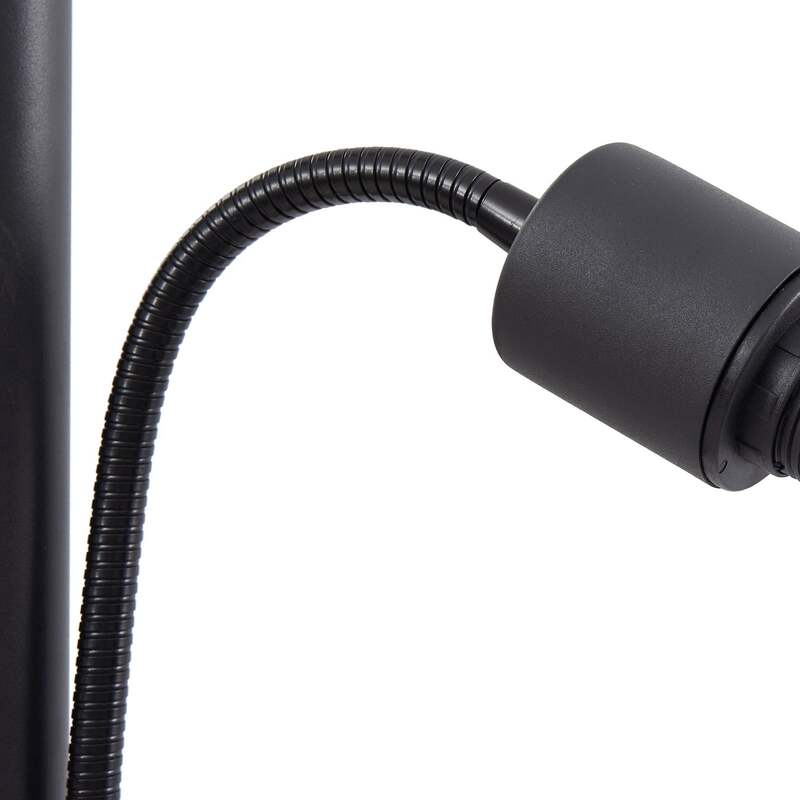 Lindby Stehleuchte Nehemia Lampe Leselampe Designer Leuchte schwarz 185cm - 4251911793345
