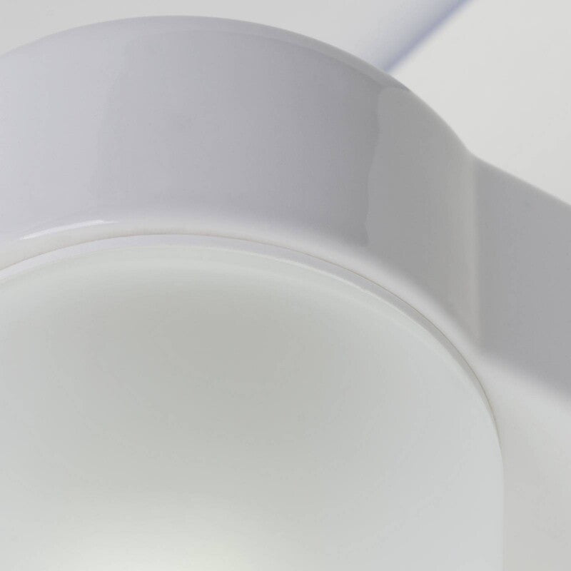 ORION Ostia Wall Light, White, Ceramic, Satin Glass, E27 - 9003090282067