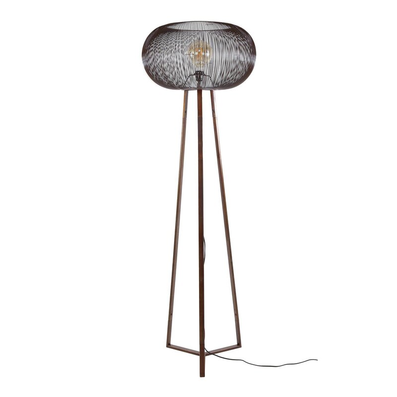 Zijlstra Copper Twist Stehlampe Leuchte Lampe schwarz kupfer Metall 170cm - 8713244083839
