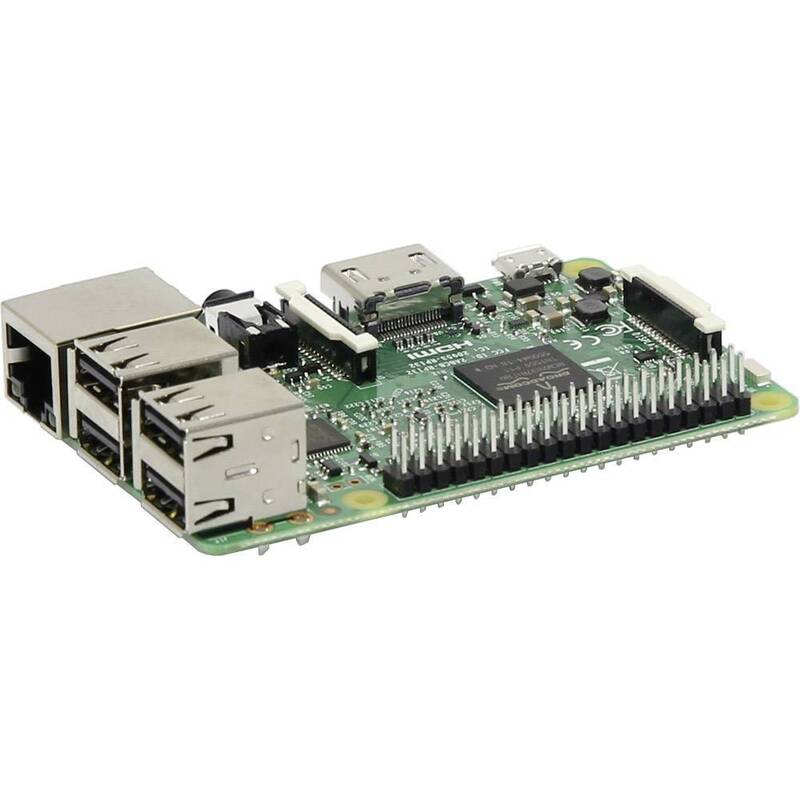 Raspberry Pi 3 Model B 1 GB Quad-Core 4x1.2 GHz WLAN Bluetooth Mini-PC - 5056561802435