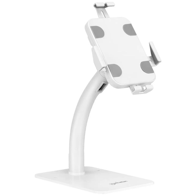 Manhattan Tablet-Ständer abschließbar drehbar 20,1-27,9cm weiß 2,8kg für Retail - 0766623406352