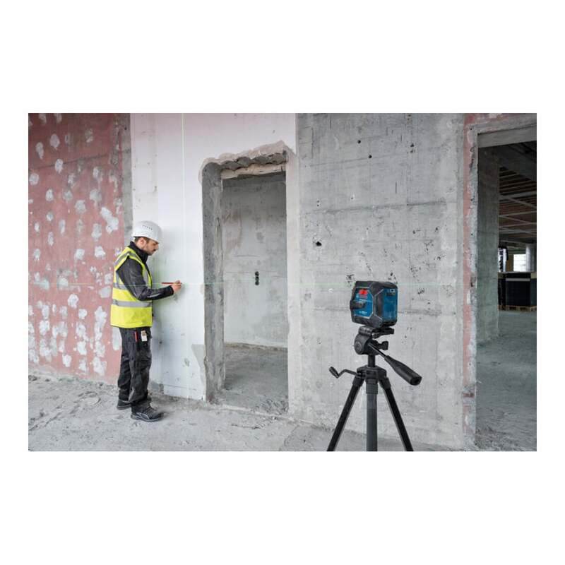 Bosch Linienlaser GLL 20-22 G Nivelliergerät Baustativ BT 150 Professional IP65 - 4053423303322