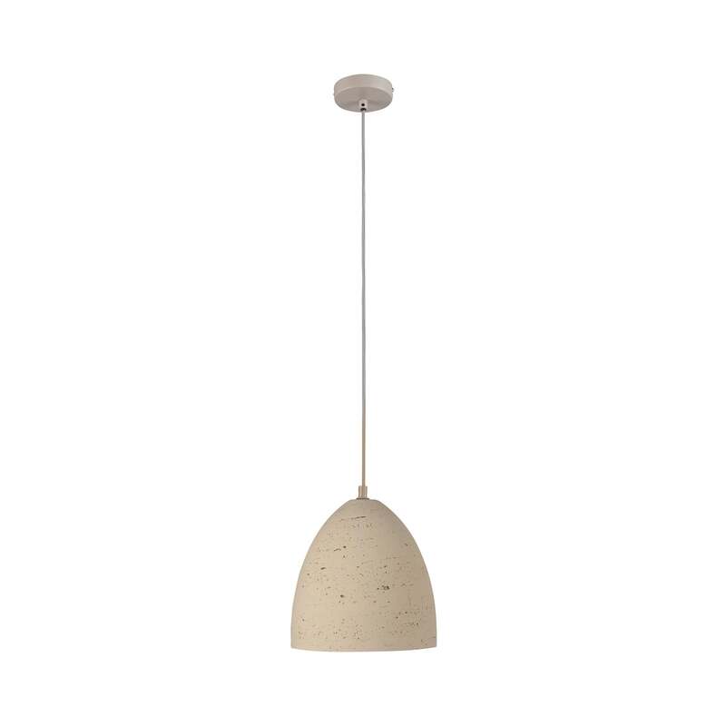 Schöner Wohnen Hängeleuchte Pendelleuchte Traventa beige Beton E27 LED Ø 21 cm - 4043689019419