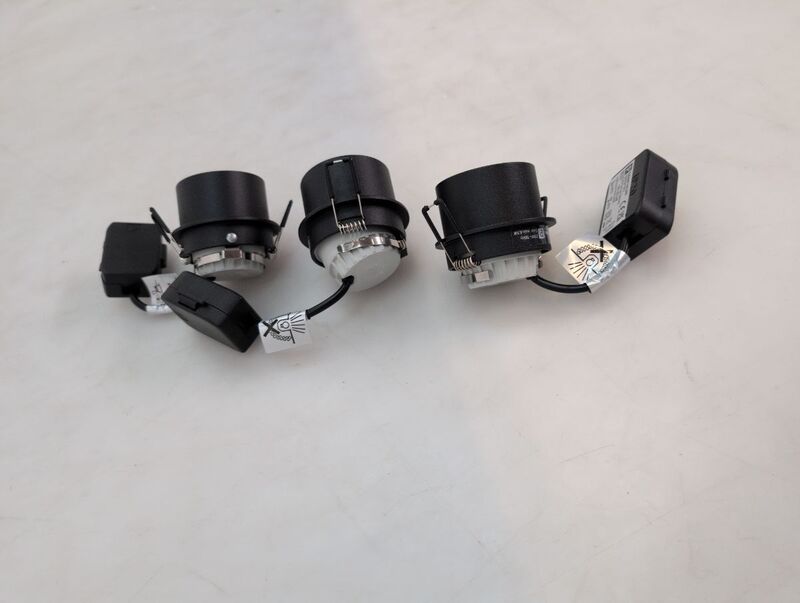 Paulmann Einbauleuchte Spot LED Set schwarz matt eisen dimmbar Aluminium 3er Set - 4000870933831