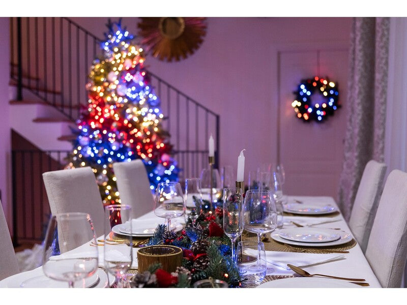 Twinkly Lichterkette 600 LEDs 48m LED Dekolicht für Innen und Außen Bluetooth - 8056326678579