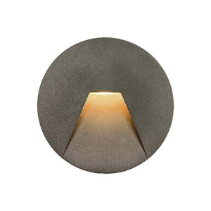 B-Ware Viokef Außenwandleuchte Einbauleuchte Space LED Gartenlampe grau IP65 Ø12cm