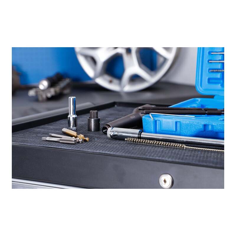 BGS technic Glühkerzen-Werkzeug Gewinde-Reparatur M8 M10 41-teilig Set KFZ - 4026947095653