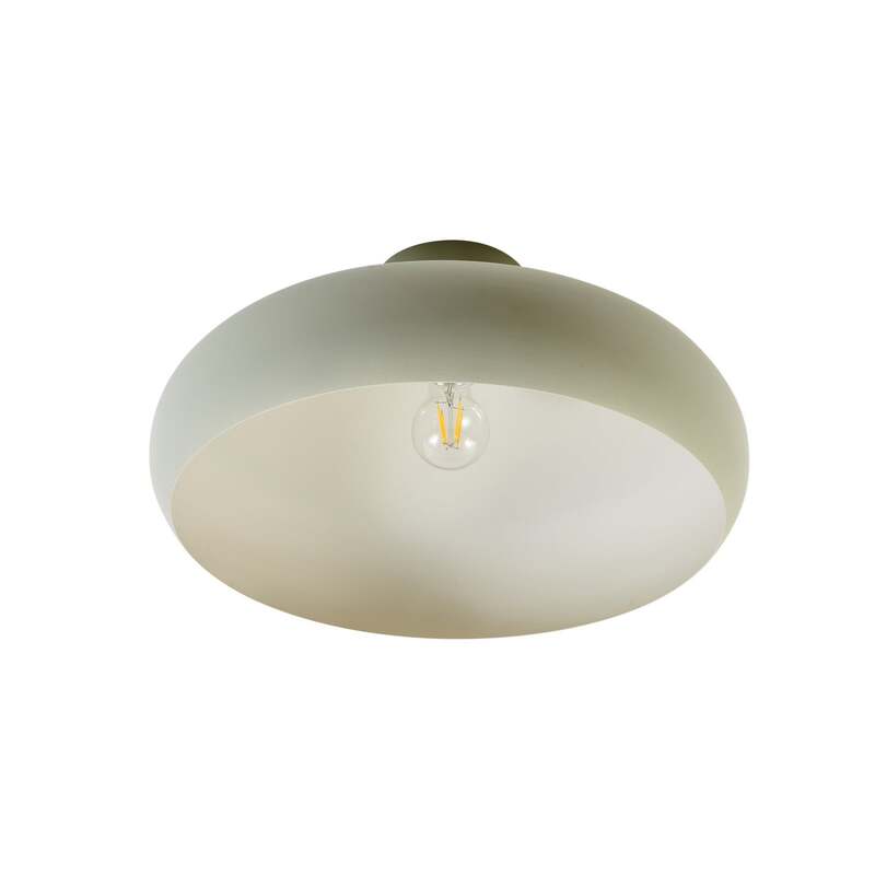 Lindby Deckenleuchte Elover Deckenlampe Deckenlicht Lampe hellgrün Ø 45 cm Eisen - 4251911791945