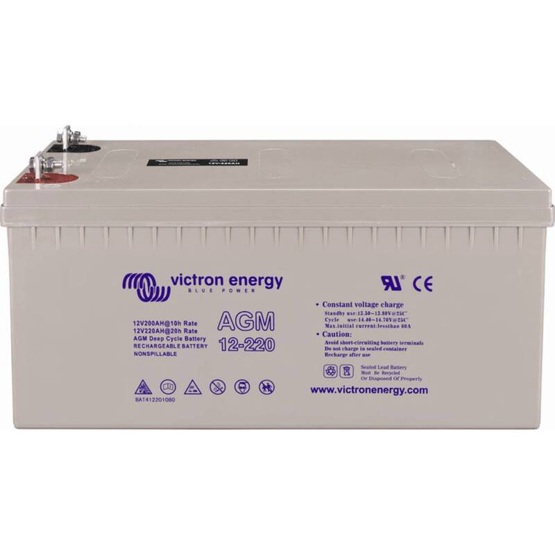 Victron Batterie Akku AGM Deep Cycle 12V 110Ah zyklenfest Bleiakku schwarz - 8719076036968