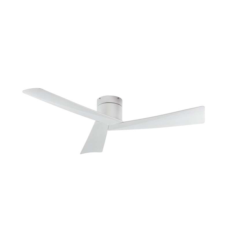 Lucande Deckenventilator Ventoro silber 132cm mit Fernbedienung Räume bis 20 m² - 4255830911361