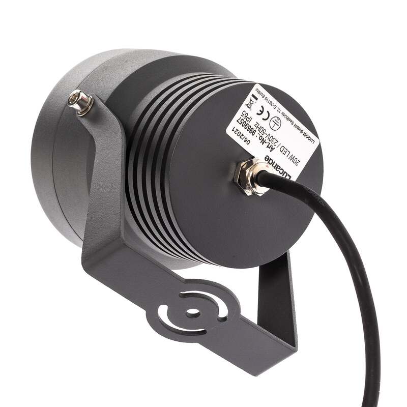 Lucande Außenstrahler Außenleuchte Irina LED warmweiß 2m Kabel Leuchte Lampe - 4251096538021