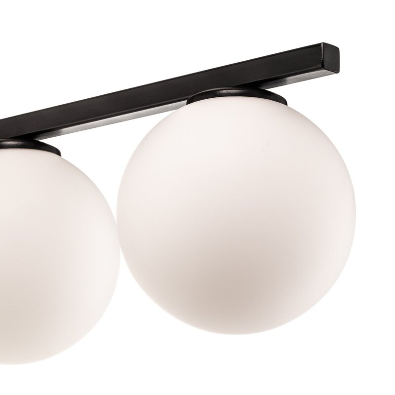 Baleo Deckenleuchte Lampe schwarz opal fünfflammig Beleuchtung SIEHE TEXT/FOTO - 5907554418662