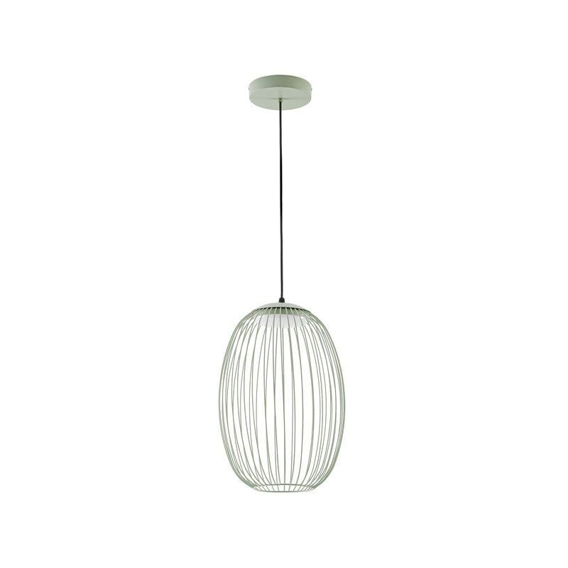 Lucande Außenleuchte Hängeleuchte Richi LED dimmbar Gartenlampe grün Ø35cm - 4255830912672